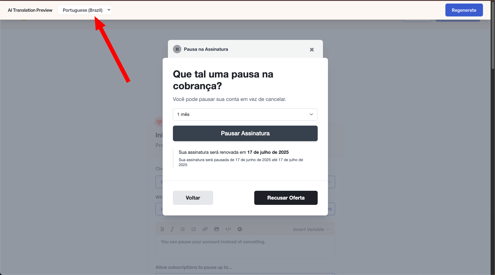 Automatic Translation Preview